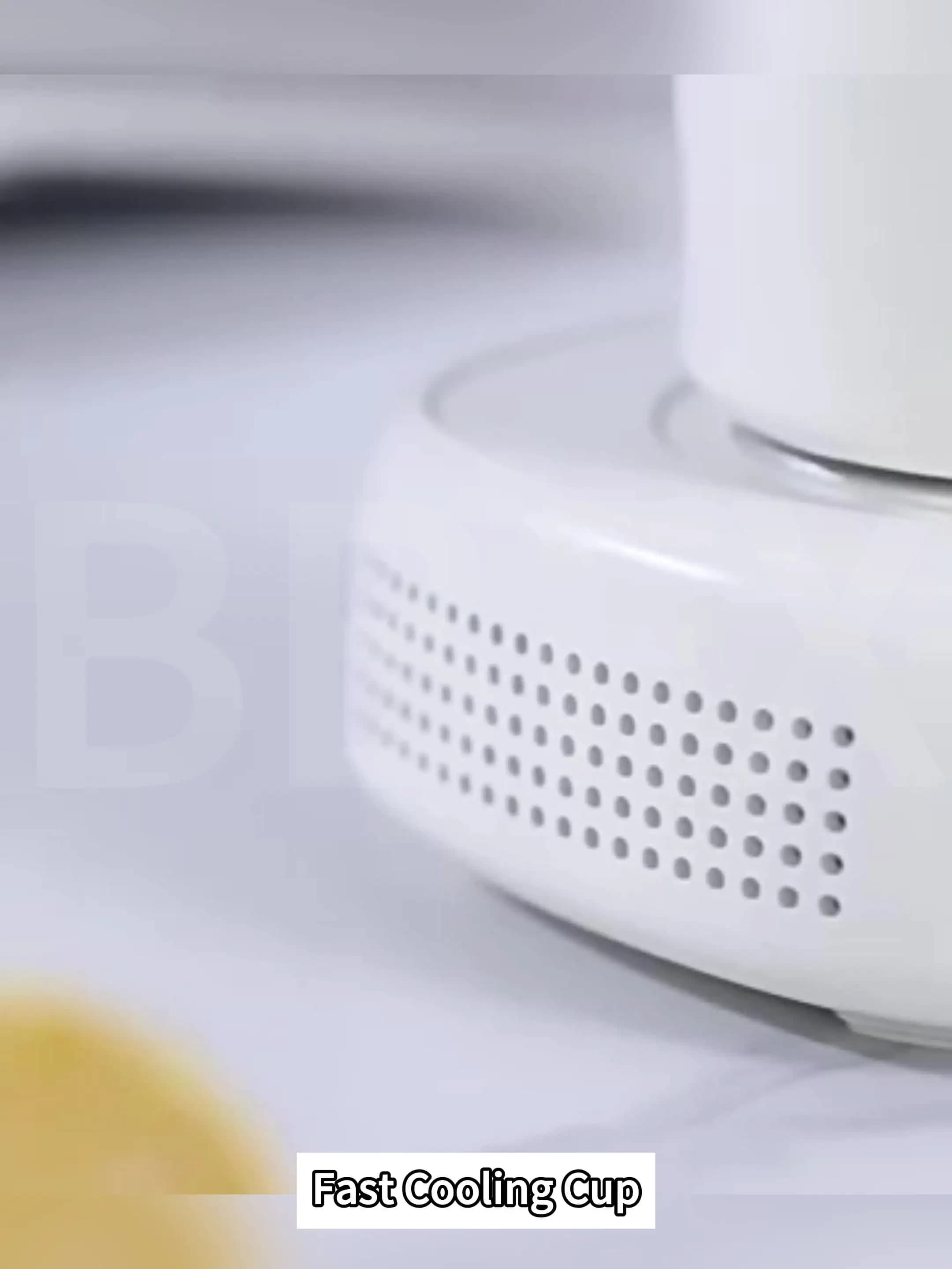 ハンドル付き急速冷却カップクーラー・ヒーター スマート2-in-1飲料冷却加温セット タッチコントロール付き コーヒー・お茶・ビール用