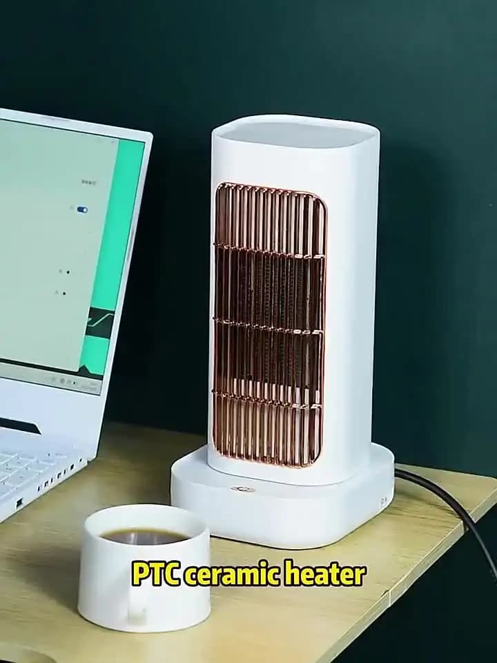 新型恒温ヒーター 縦型 家庭用 急速暖房 電気ヒーター 首振り 広範囲 送風 暖房器