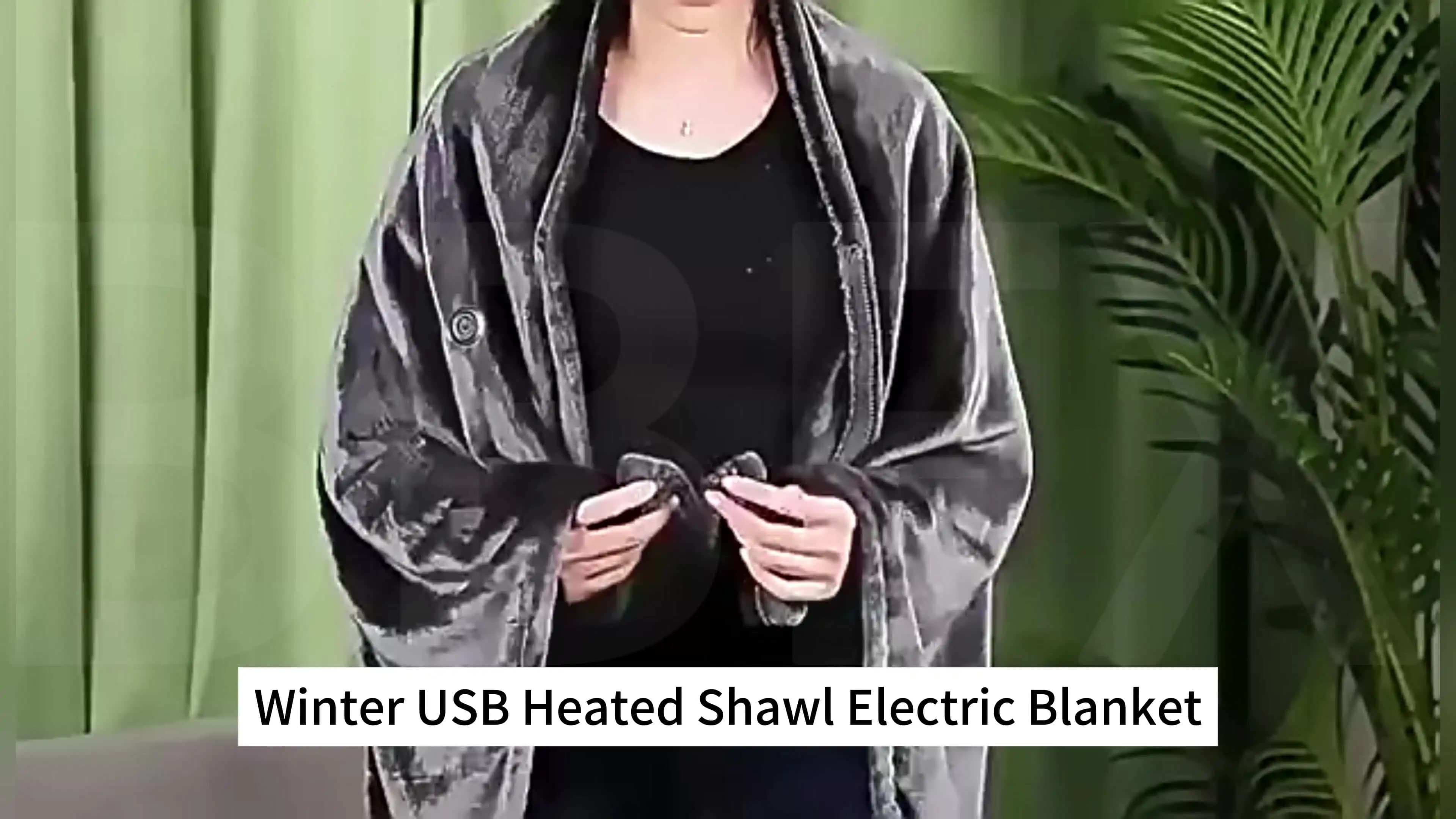 快適な電気加熱ショール、家庭やオフィスでの使用に適した電気毛布 冬の速熱電気毛布