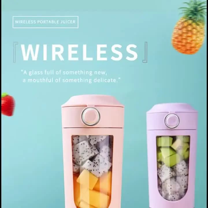大容量ハイエンド智能ジューサー ポータブル自動ジュースカップ 家庭用ジュースカップ アウトドアウォーキングカップ お手入れ簡単