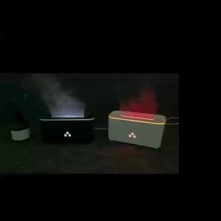 シミュレーションフレイムディフューザー 家庭用 卓上 アンビエント スプレー 寝室 静音 加湿器