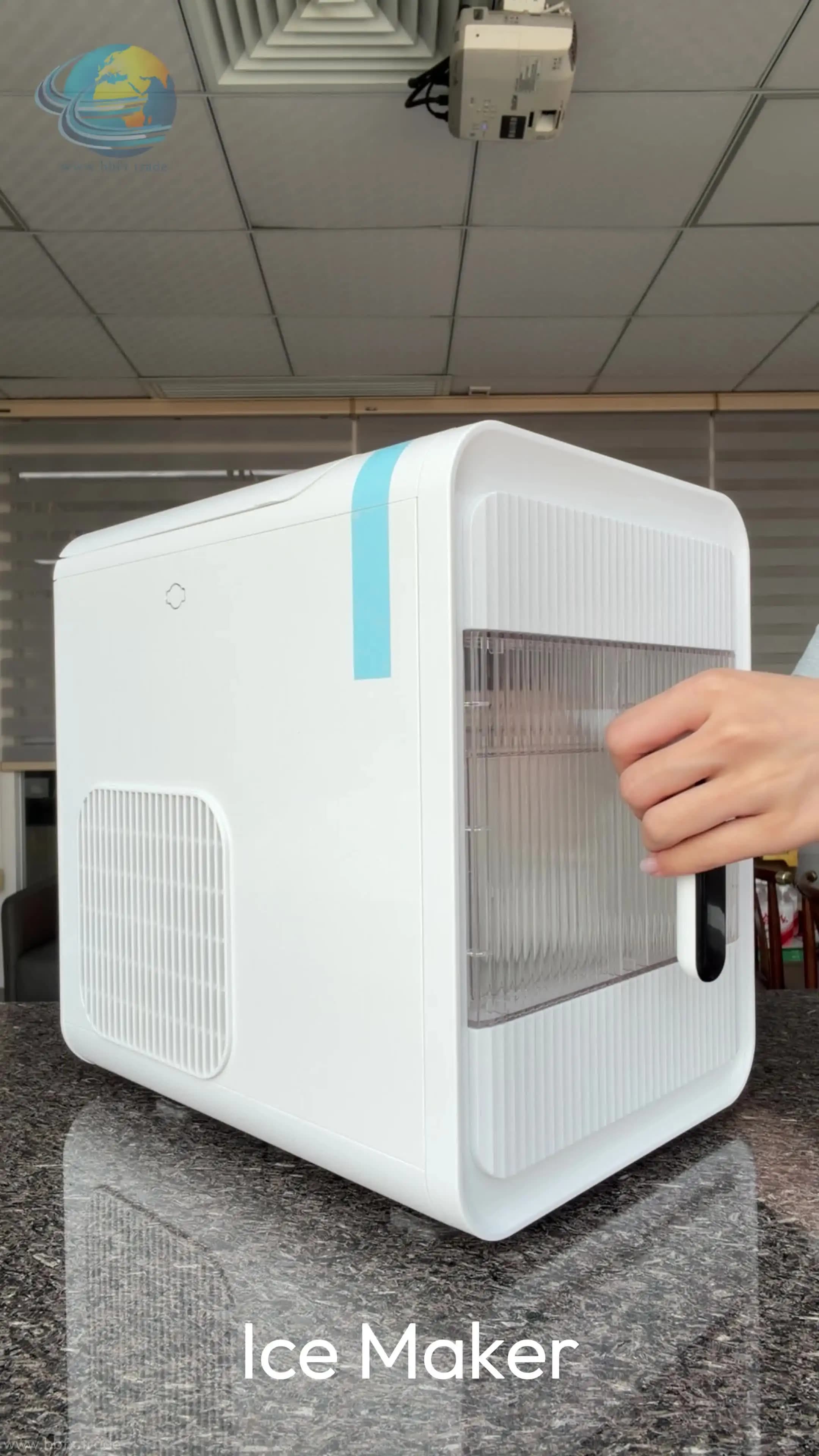 軽量ポータブル製氷機 高速製氷 業務用 家庭用 ミニ オールインワン製氷機