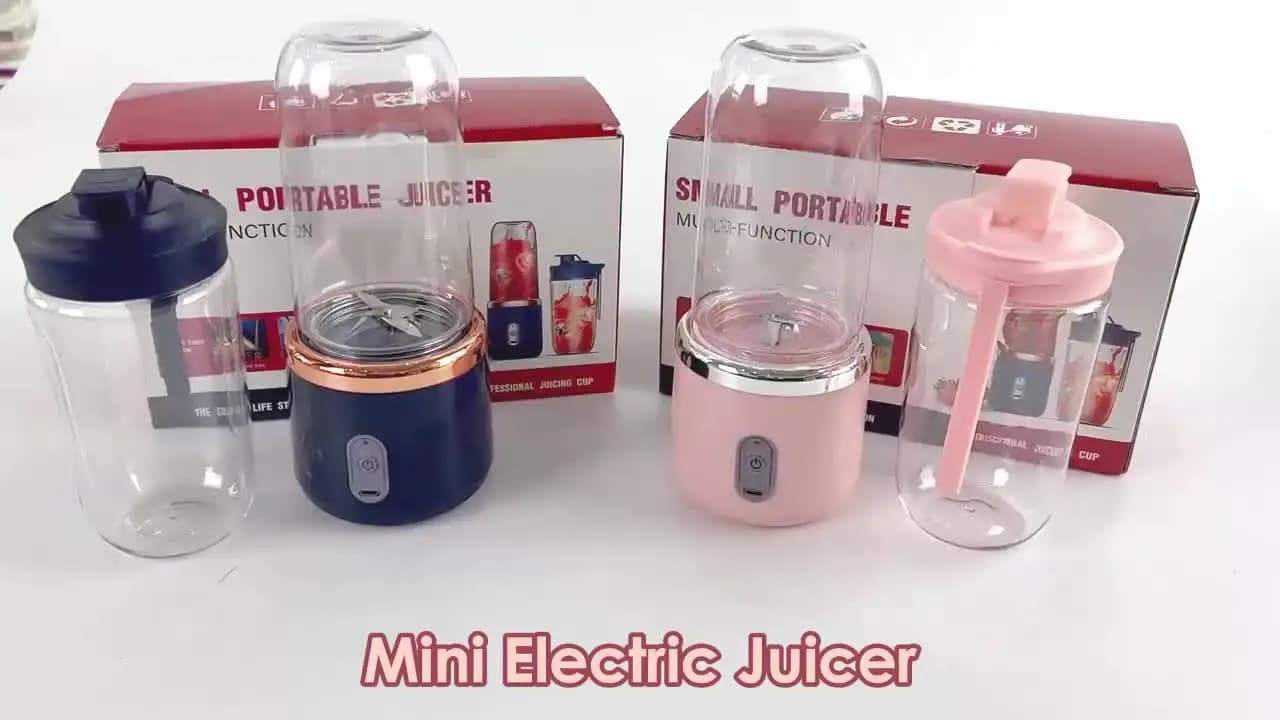 コンパクト軽量で持ち運び簡単なジューシングカップ ポータブル家庭用充電式小型ジュースカップ 学生用自動多機能ジューサー