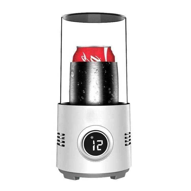 Intelligent Sensor Classic USB Aluminum Alloy Air Freshener with Quick Cooling and Ice-Cold Refrigeration for Home Desktop Use