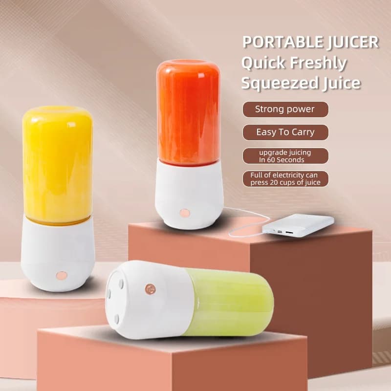 USB Charging Mini Electric Portable Juicer Multifunctional Household Fruit and Vegetable Machine Wireless Portable Juice Machine