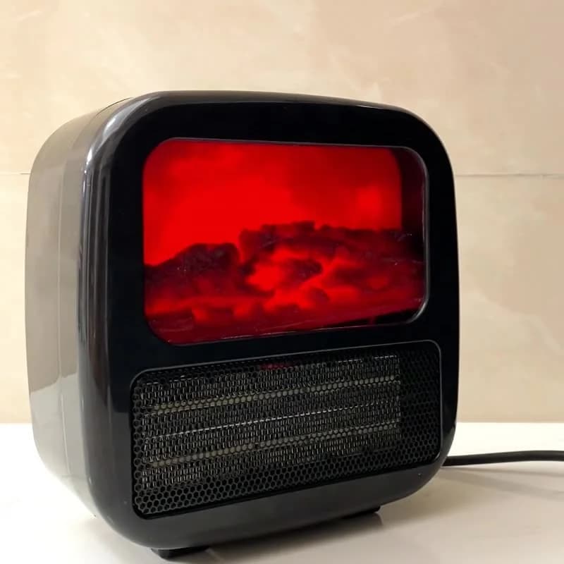 Simulation Flame Heater Office Home Heater Energy-saving Energy-saving Heater Intelligent Speed Heat Electric Fireplace