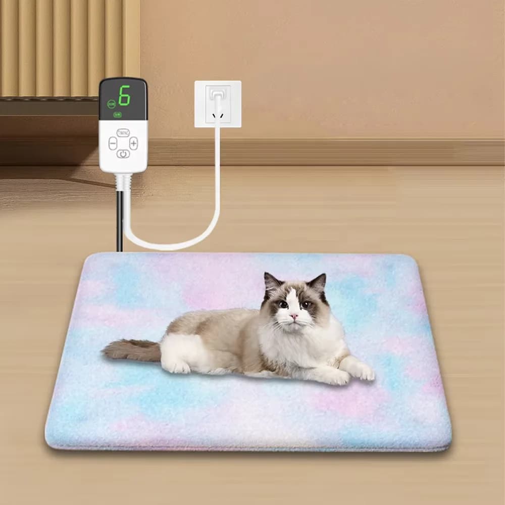 ペット用加熱パッド 猫用恒温電気毛布 防水・耐噛み犬用電気マット