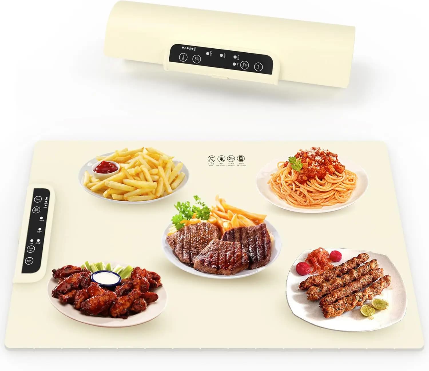多機能折りたたみ式ホット野菜保温パッド スマートタッチ式ホーム保温パッド シリコン製茶保温パッド