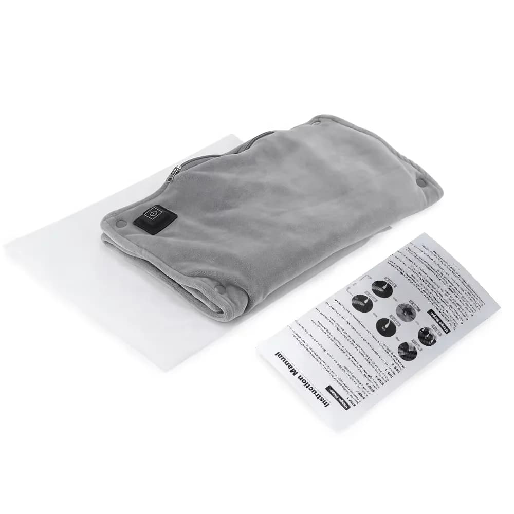 Adjustable Temperature Graphene Hand Warmer with Four-sided Heating USB-powered Therapeutic Heating Pad Hand Warmer Pouch