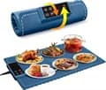 家庭用多機能シリコン保温プレート 折りたたみ式 料理保温器 便利な収納 食事用テーブル保温プレート