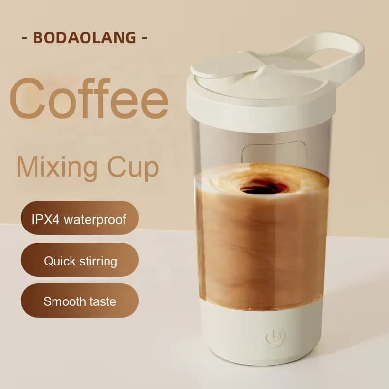Multi-functional Rechargeable Wireless Automatic Mixing Cup Portable Coffee Protein Powder Sports Outdoor Shaking Mini Cup