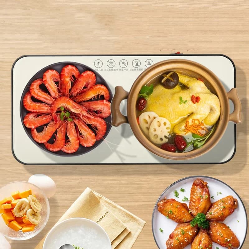 Do Not Pick Cutlery Warming Plate Fast Heating Insulation Board Household Multi-function Intelligent Electric Heating Plate