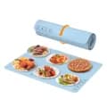 国産 フレキシブルシリコーン食品ウォーマー 電熱プレート 食事の再加熱用 スマート デュアル温度 食品ウォーマー