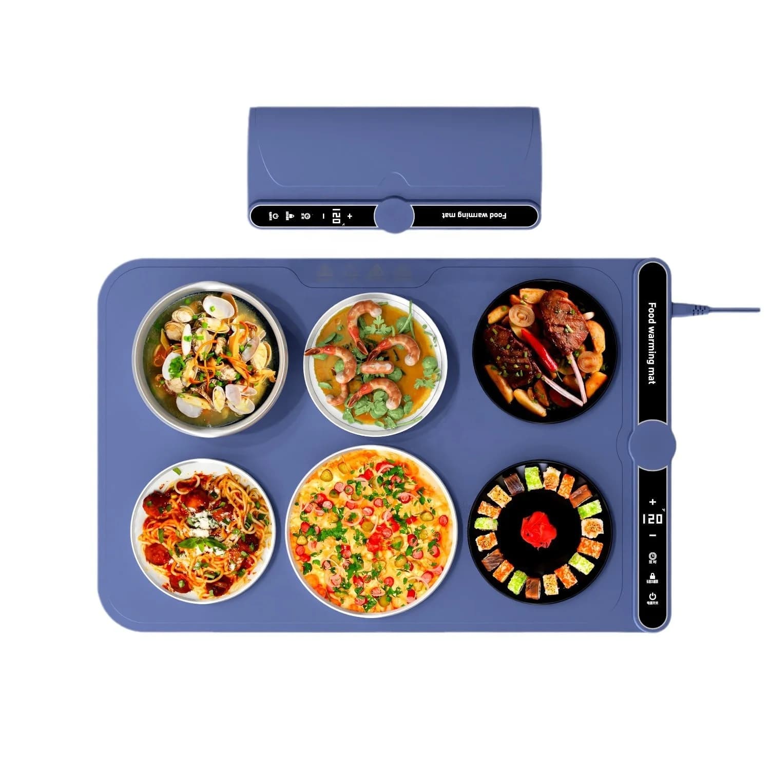 さまざまな食器に対応　スマート恒温ホットプレート　多機能ボード式食品加熱パッド