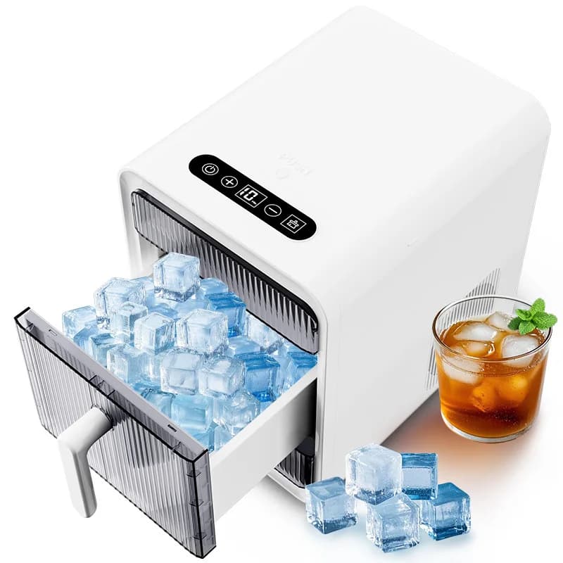軽量ポータブル製氷機 高速製氷 商用・家用 ミニオールインワン製氷機
