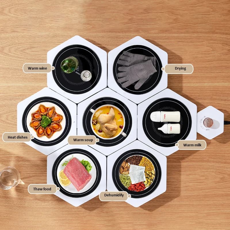 家庭料理用速熱器 多機能 ノンスティック調理器具 保温プレート 温度調節式ホットプレート
